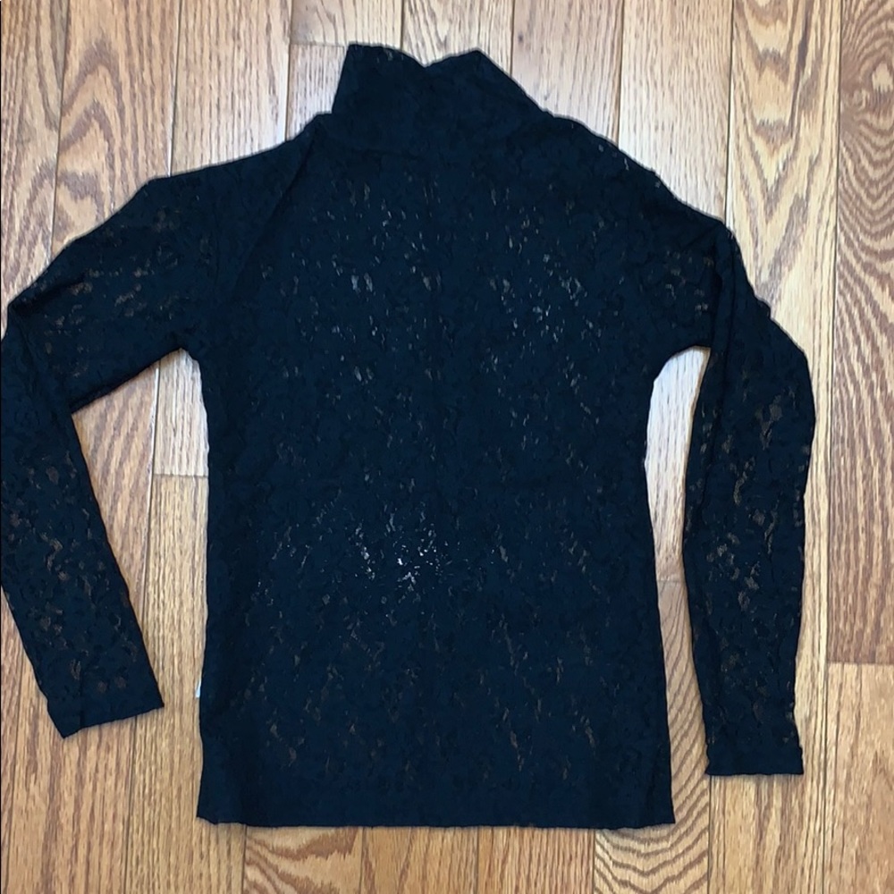 Black Lace See Through Top